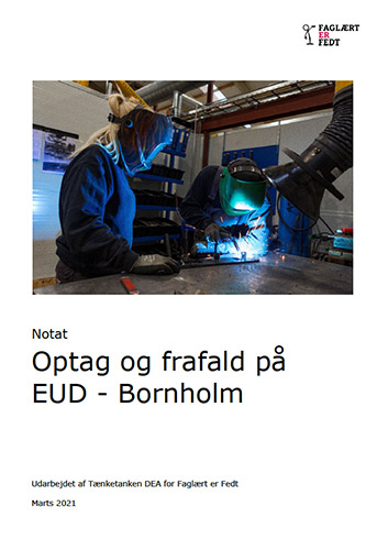 Optag og frafald på EUD - Bornholm - Faglært er fedt - DEA